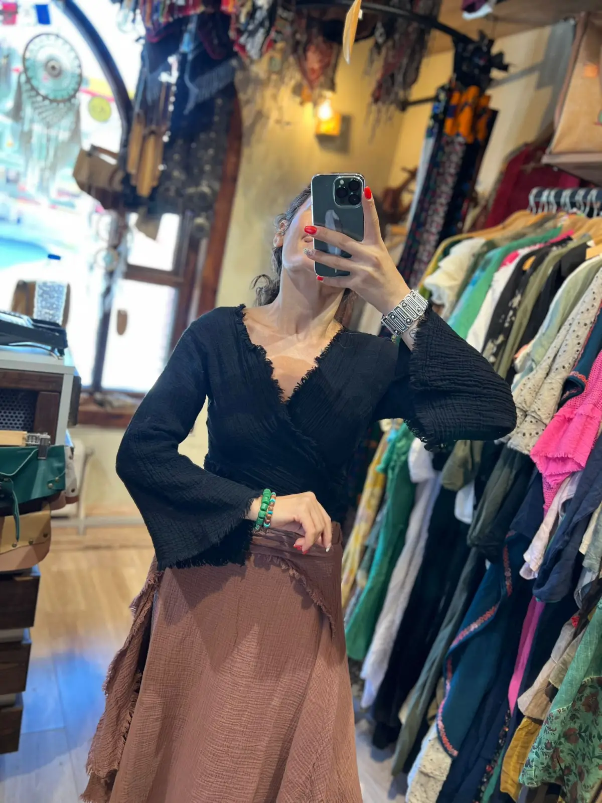 Dila İspanyol Kol Bluz