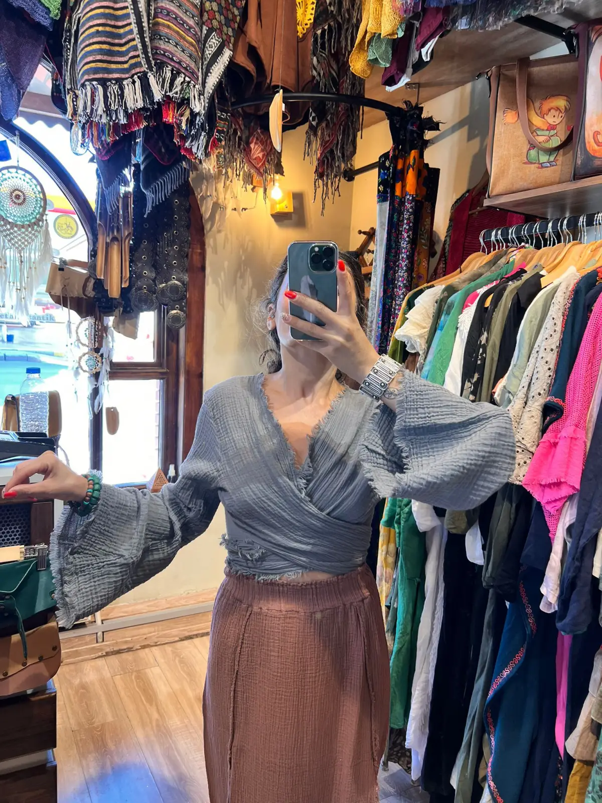 Dila İspanyol Kol Bluz