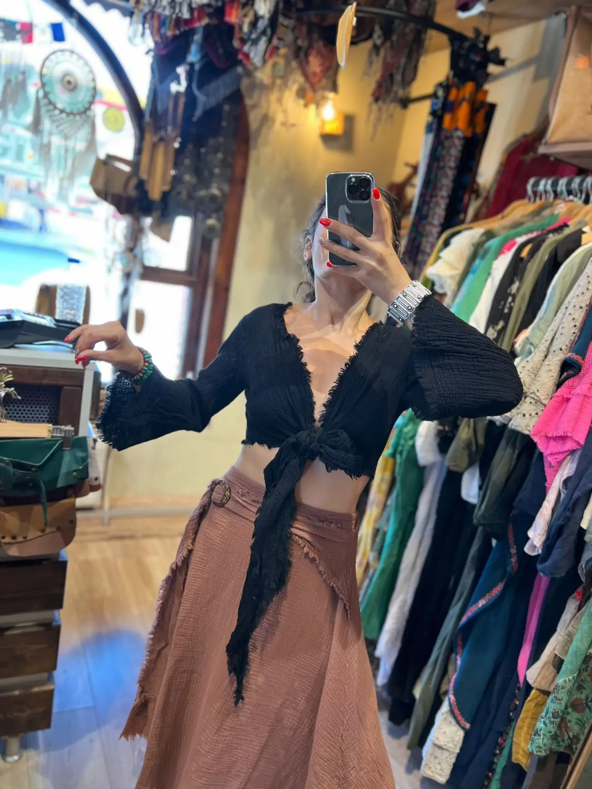 Dila İspanyol Kol Bluz