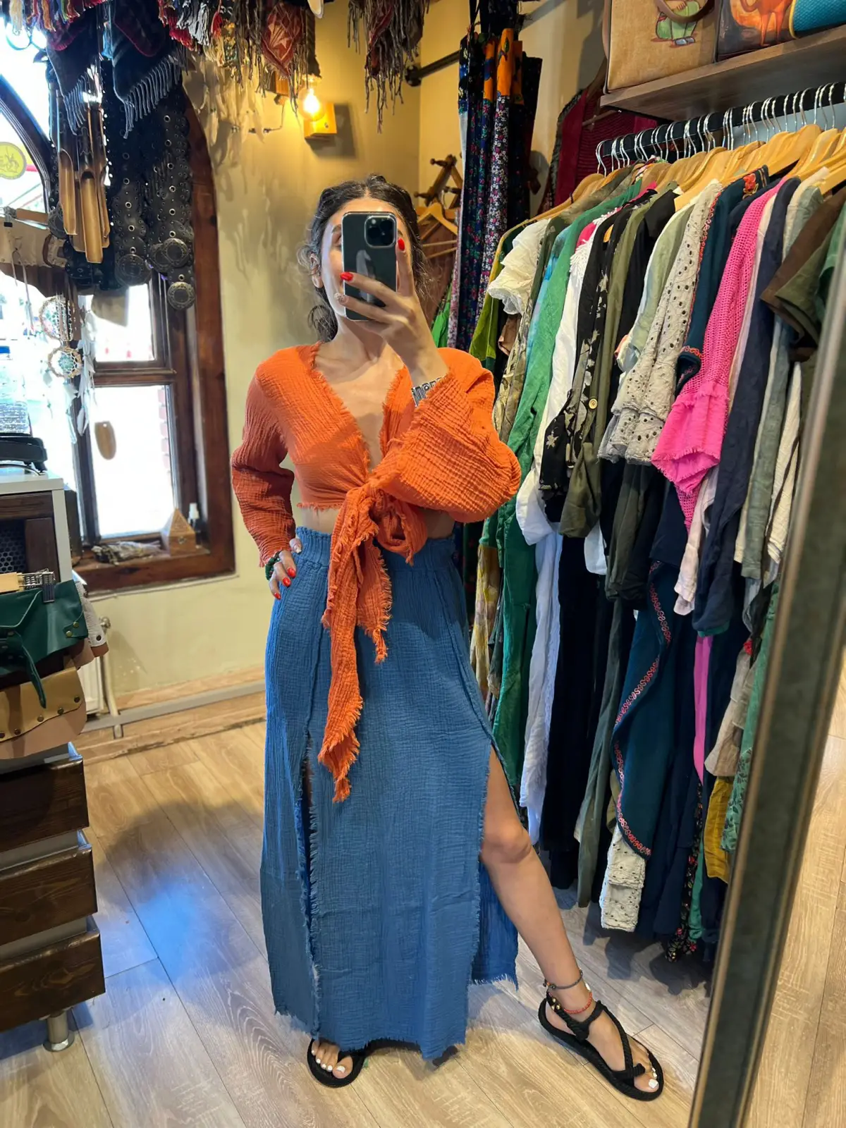 Dila İspanyol Kol Bluz