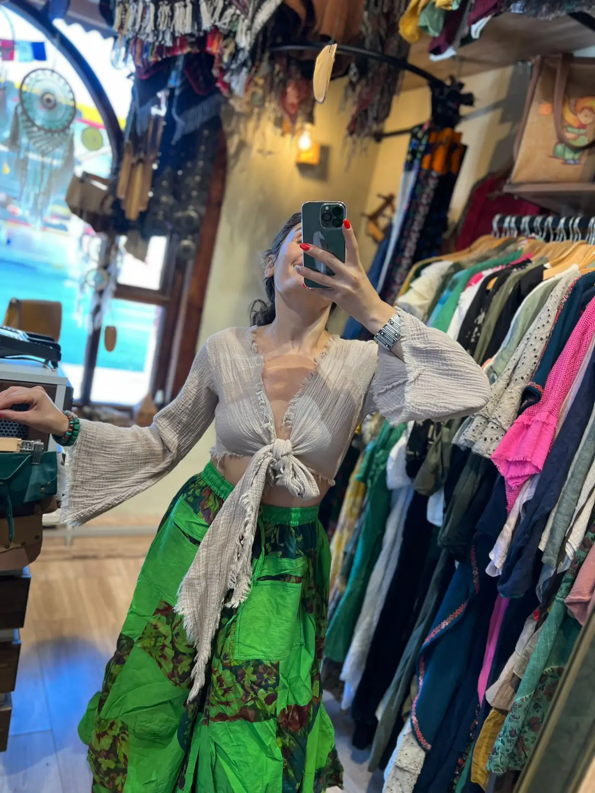 Dila İspanyol Kol Bluz