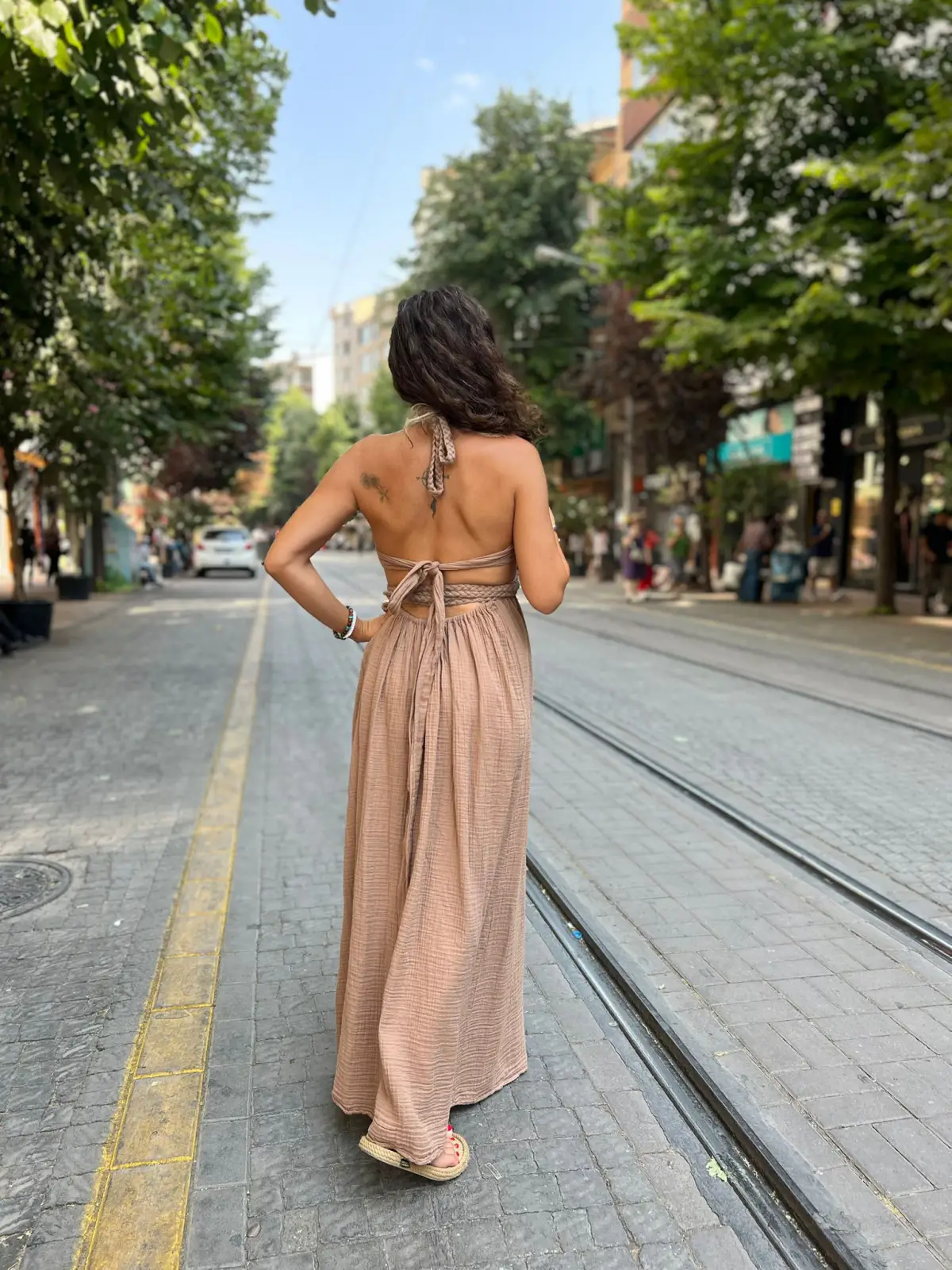 Örgü Detay Else Elbise