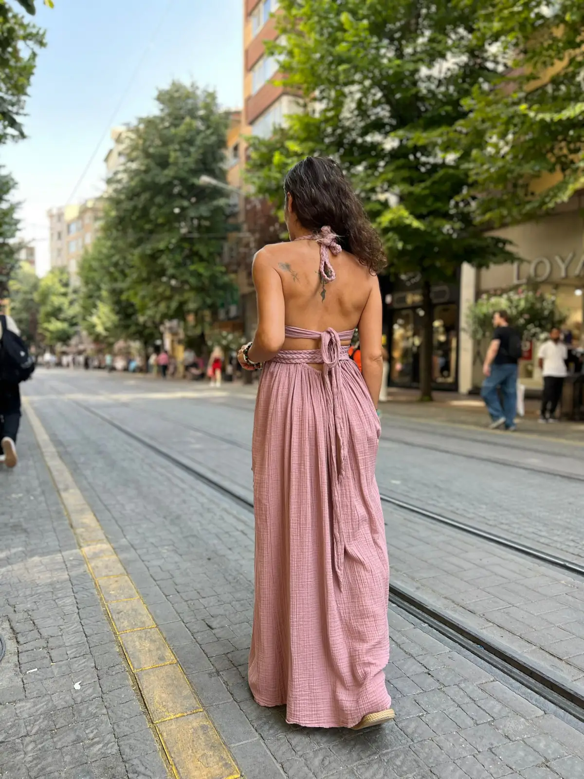 Örgü Detay Else Elbise