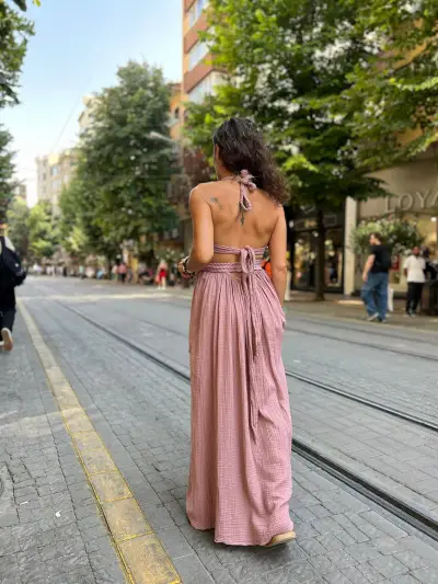 Örgü Detay Else Elbise