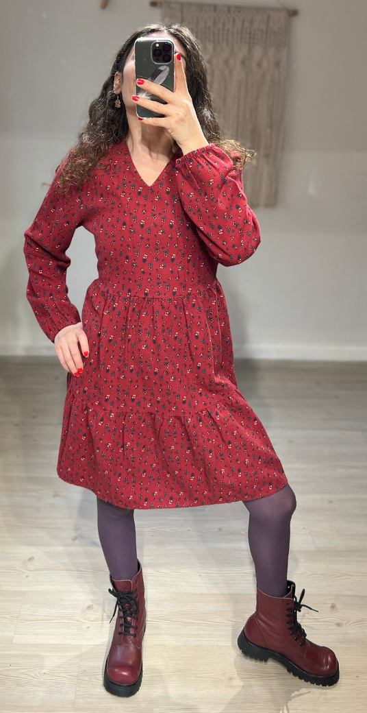 Çiçek Pazen Elbise