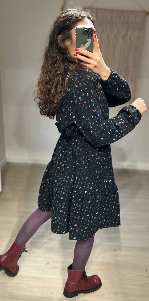 Çiçek Pazen Elbise