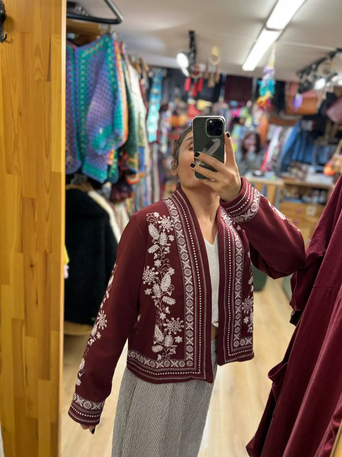 İşlemeli Leyla Ceket 