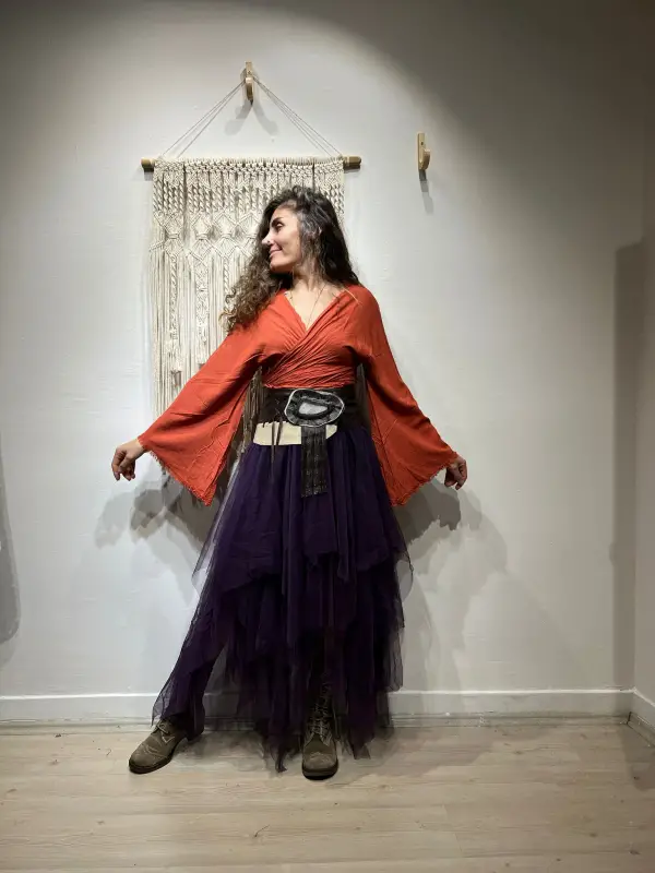 Lamian İspanyol Dolama Bluz