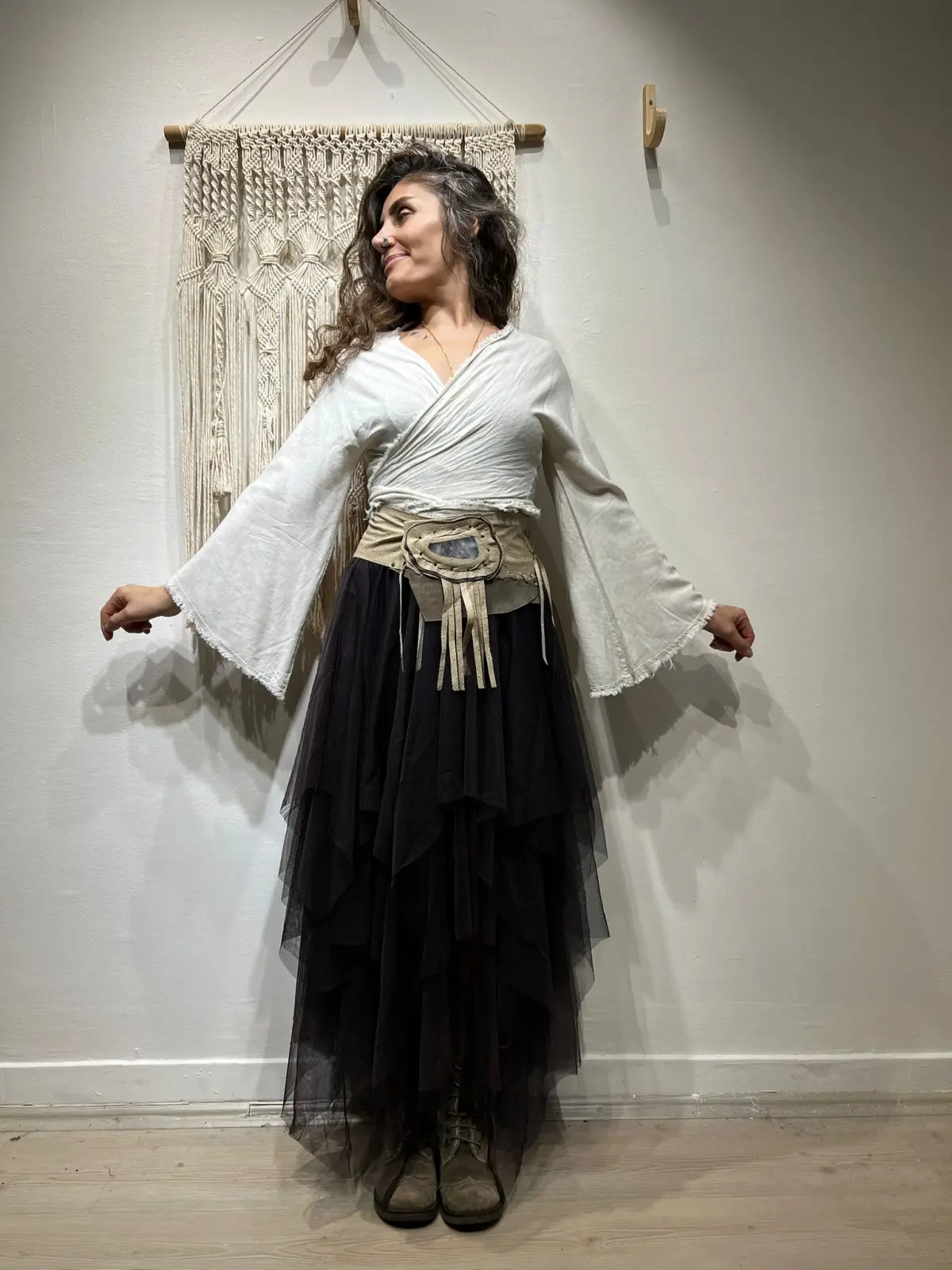 Lamian İspanyol Dolama Bluz