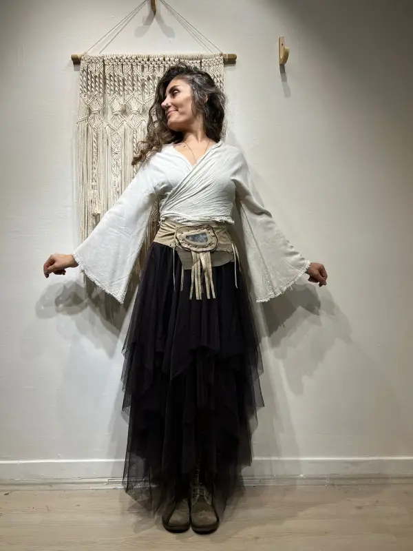 Lamian İspanyol Dolama Bluz