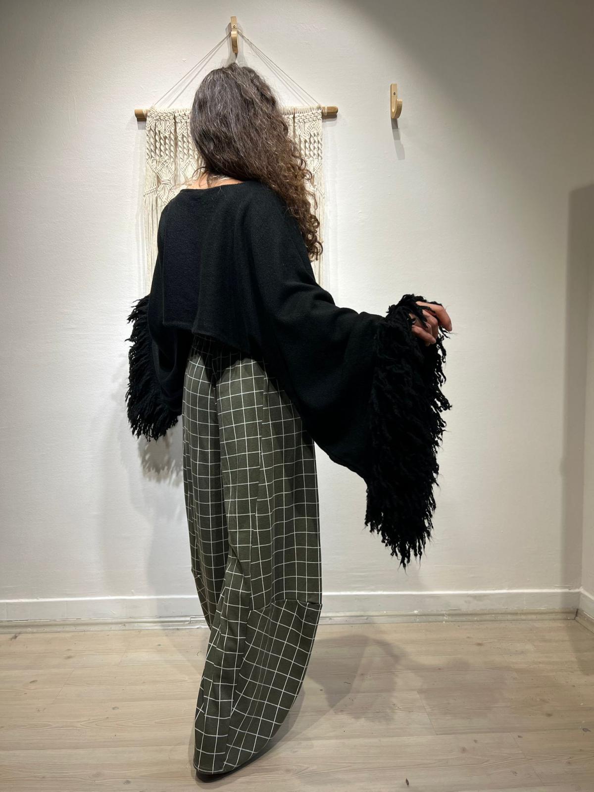 İspanyol Kol Püskül Bluz