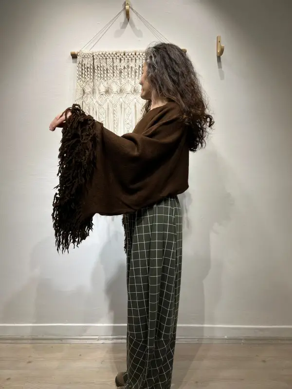 İspanyol Kol Püskül Bluz