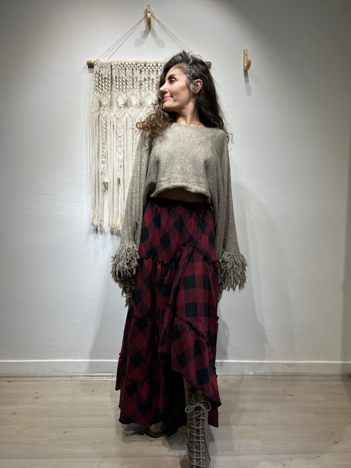 İspanyol Kol Püskül Bluz