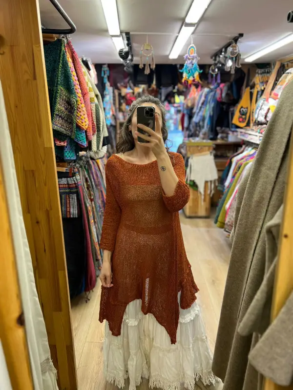 Nesli Merserize Bluz Tunik