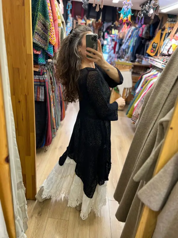 Nesli Merserize Bluz Tunik