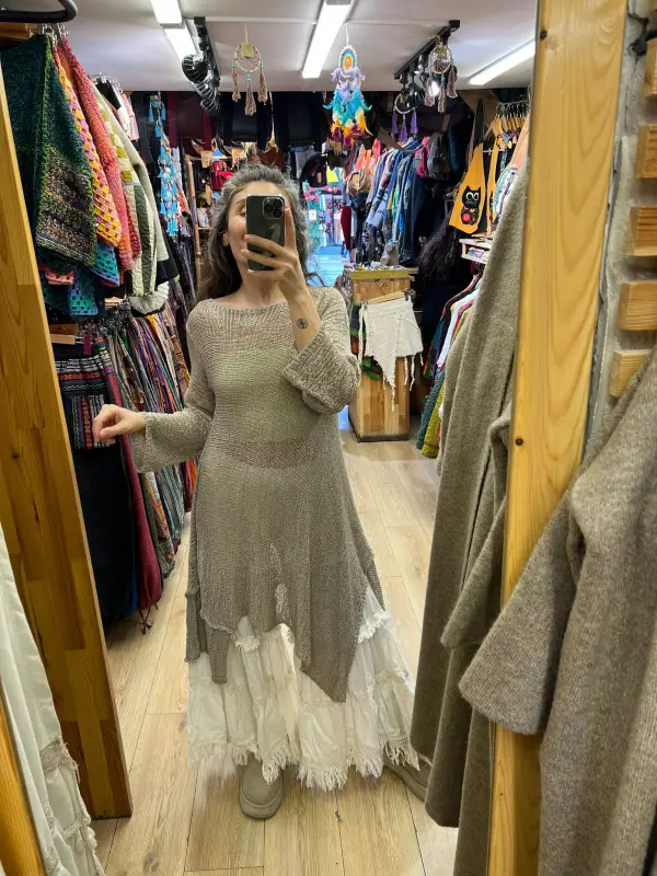 Nesli Merserize Bluz Tunik