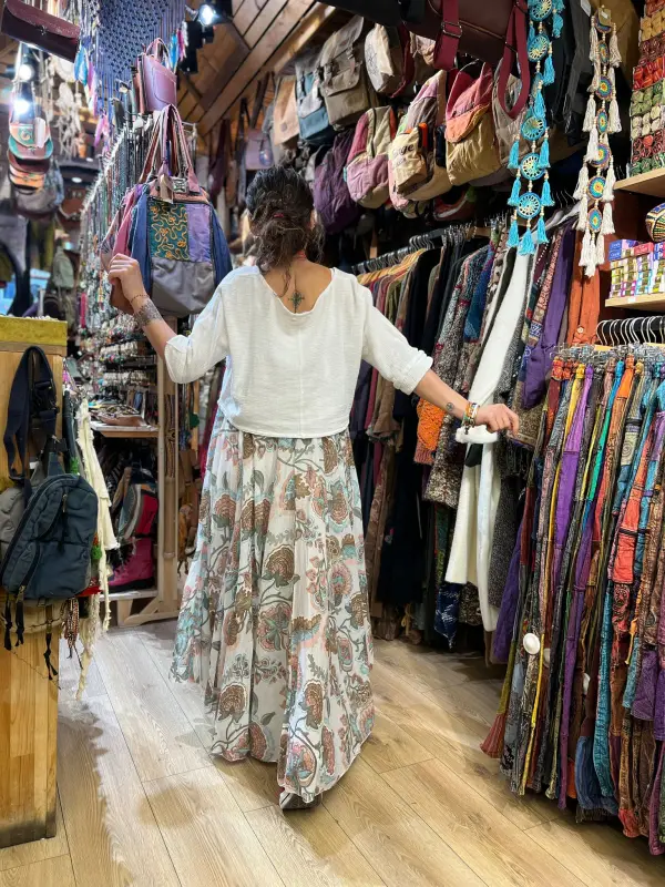 Çiçekli Bluzlu Elbise