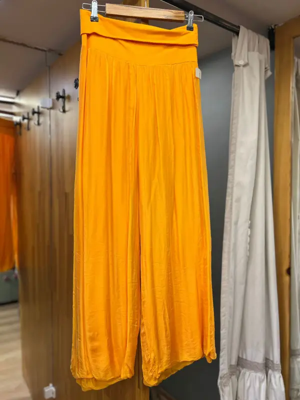 İpek Tek Renk Pantalon