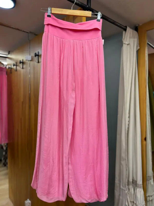 İpek Tek Renk Pantalon