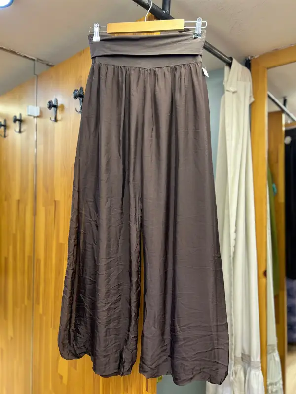 İpek Tek Renk Pantalon