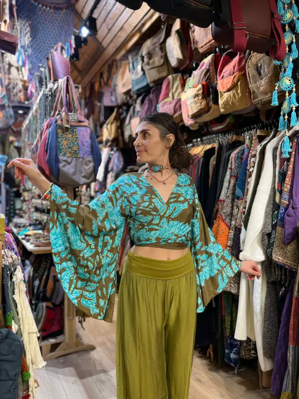 İpek İspanyol Bluz 