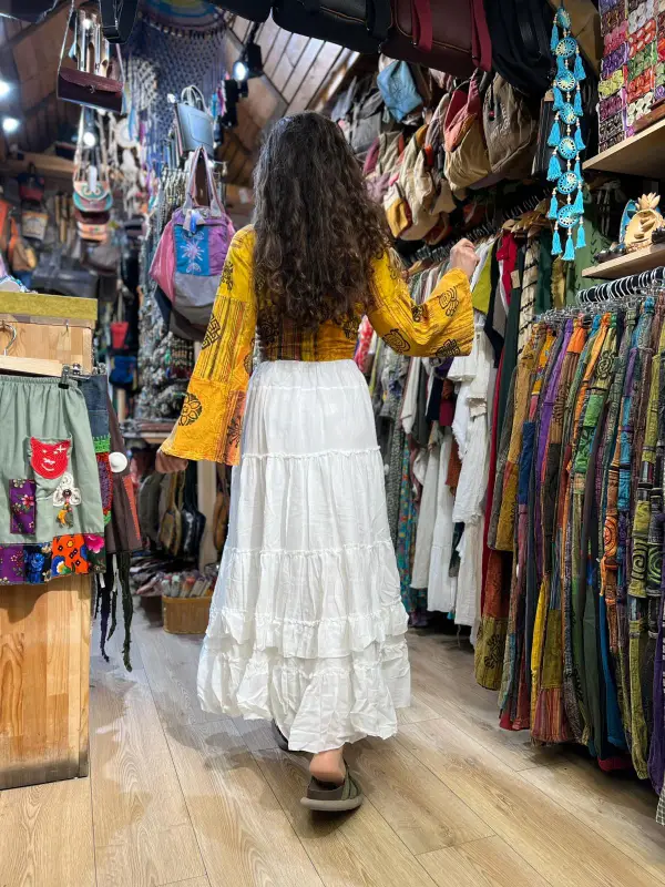 Patchwork Nepal Bluz