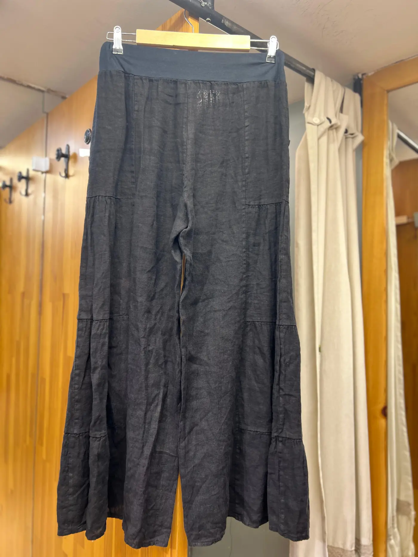 Kemerli Keten Pantolon