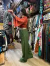 Kemerli Keten Pantolon