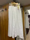 Kemerli Keten Pantolon