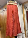 Kemerli Keten Pantolon