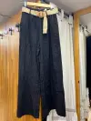 Kemerli Keten Pantolon