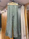 Kemerli Keten Pantolon