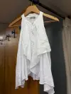 Keten Fırfır Bluz