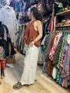 Keten Fırfır Bluz