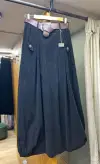 KADİFE ETEK CEP DÜĞMELİ