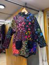 Patchwork Pazen uzun ceket kaban