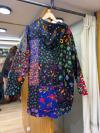 Patchwork Pazen uzun ceket kaban