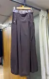 KADİFE ETEK CEP DÜĞMELİ